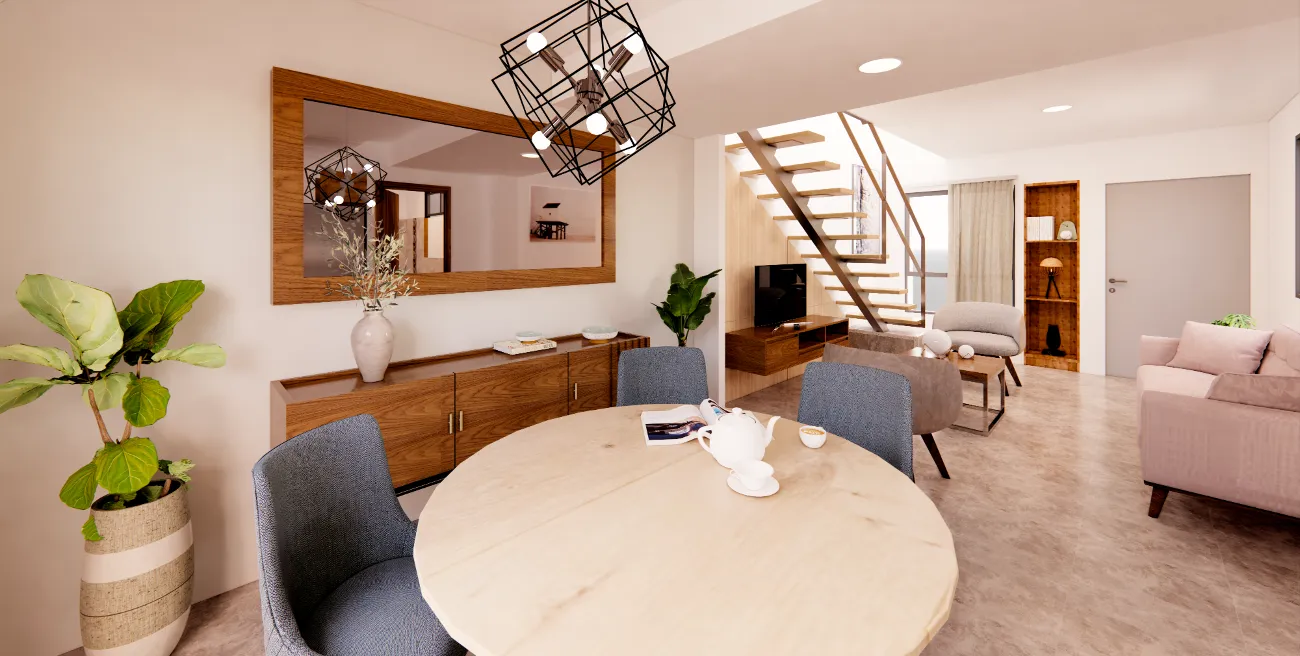 Comedor del modelo Bromelia