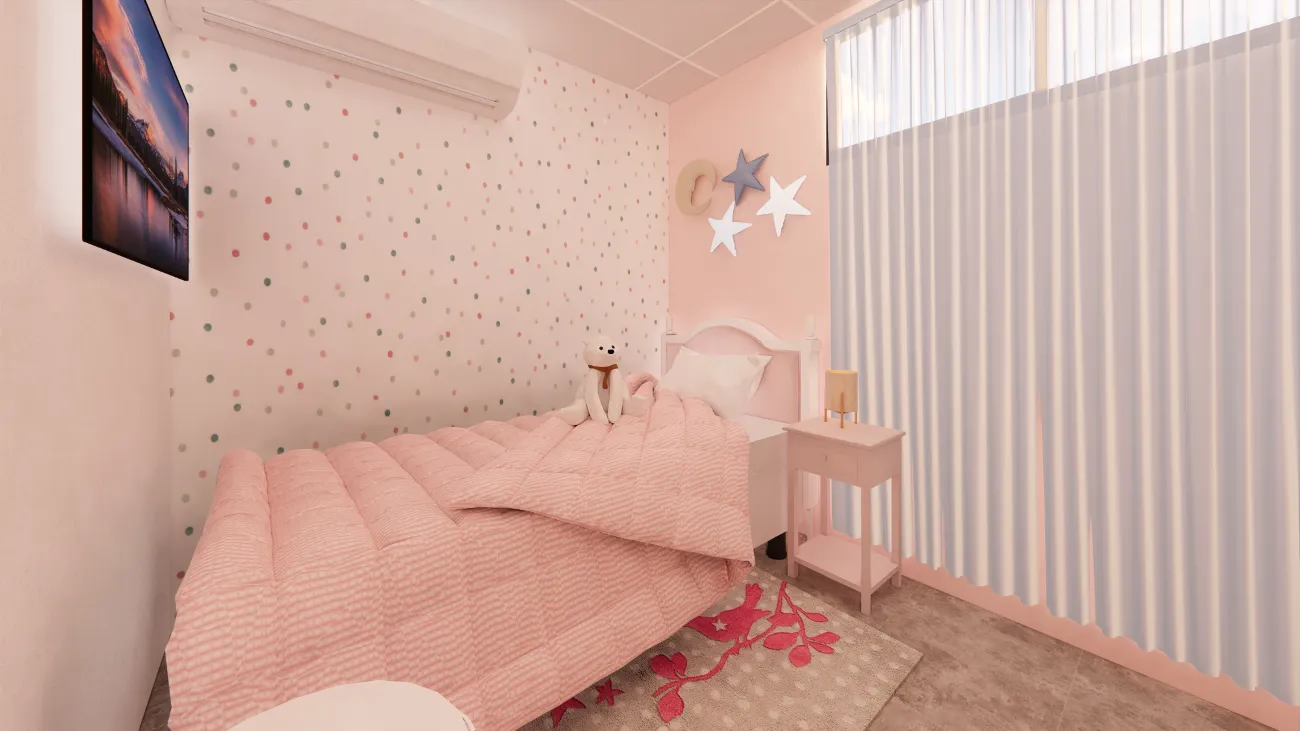 Dormitorio secundario del modelo Camelia