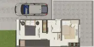 Planta alta del modelo Triana 2